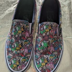 Super Mario Bros Slip-On Vans